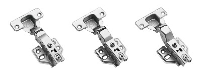 G7 full, half, and inset overlay hinge set