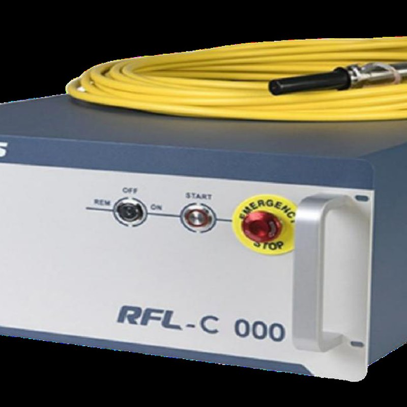 Fiber laser source module used inside a handheld welding cabinet